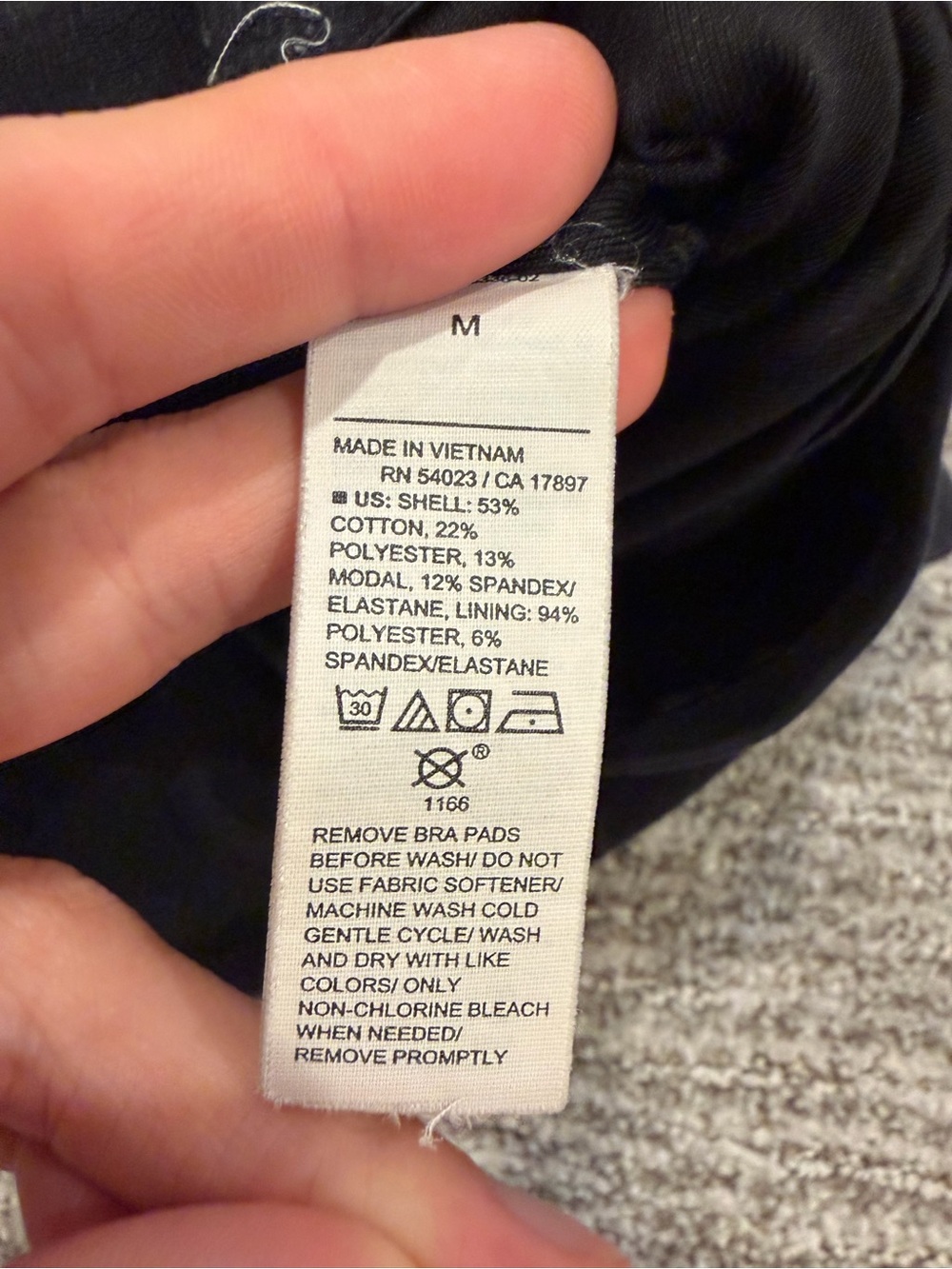 Old Navy Active PowerChill High Neck Longline Sports Bra Crop Top Black M - Picture 4 of 6